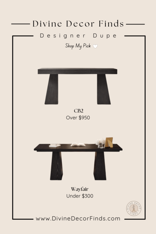 Upgrade Your Workspace: A Chic Dupe for the CB2 Ridge Desk at Wayfair