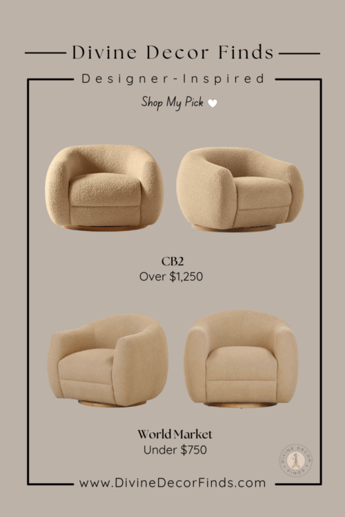 CB2 Laszlo chair dupe