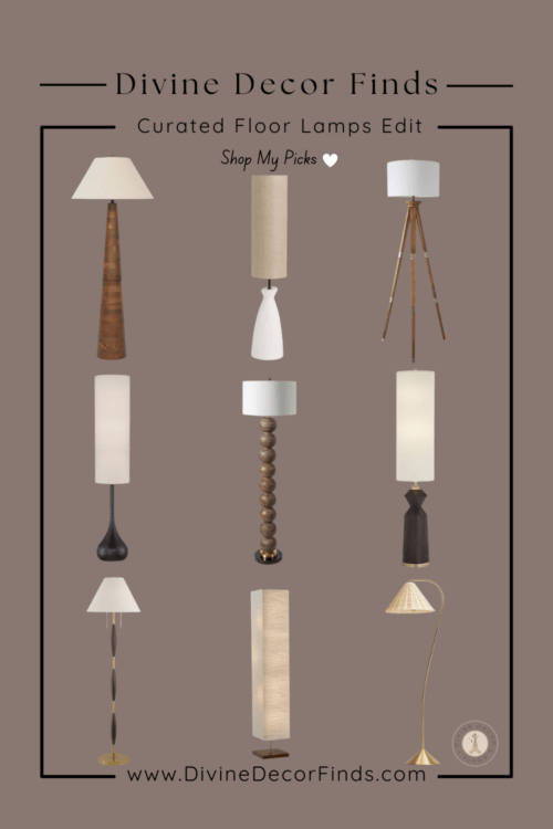 Cozy Corners Start Here: Affordable Organic Modern Floor Lamps
