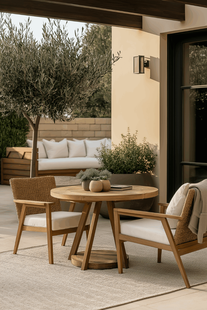 Organic Modern Patio Ideas