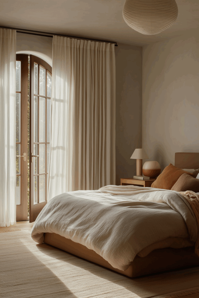 organic modern window treatments