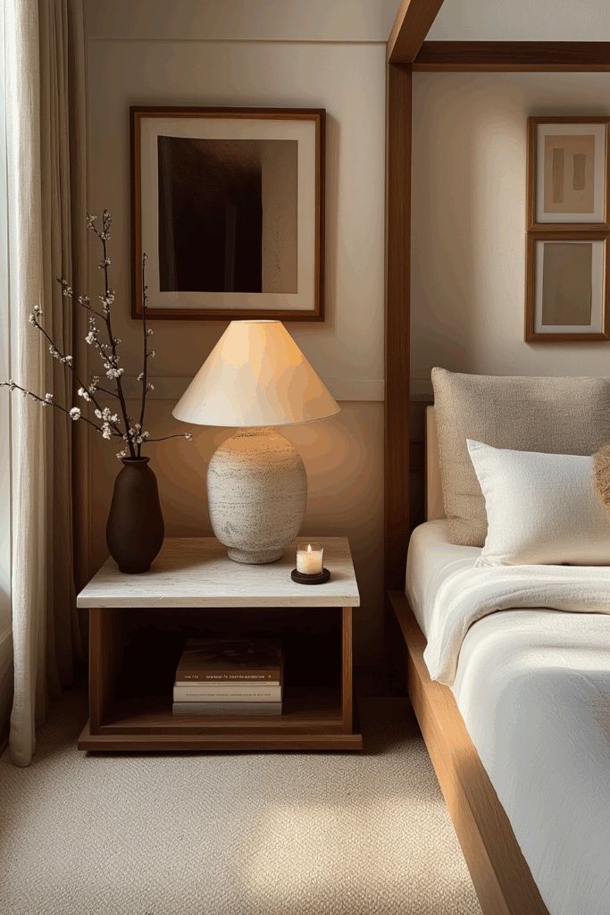 nightstand styling tips