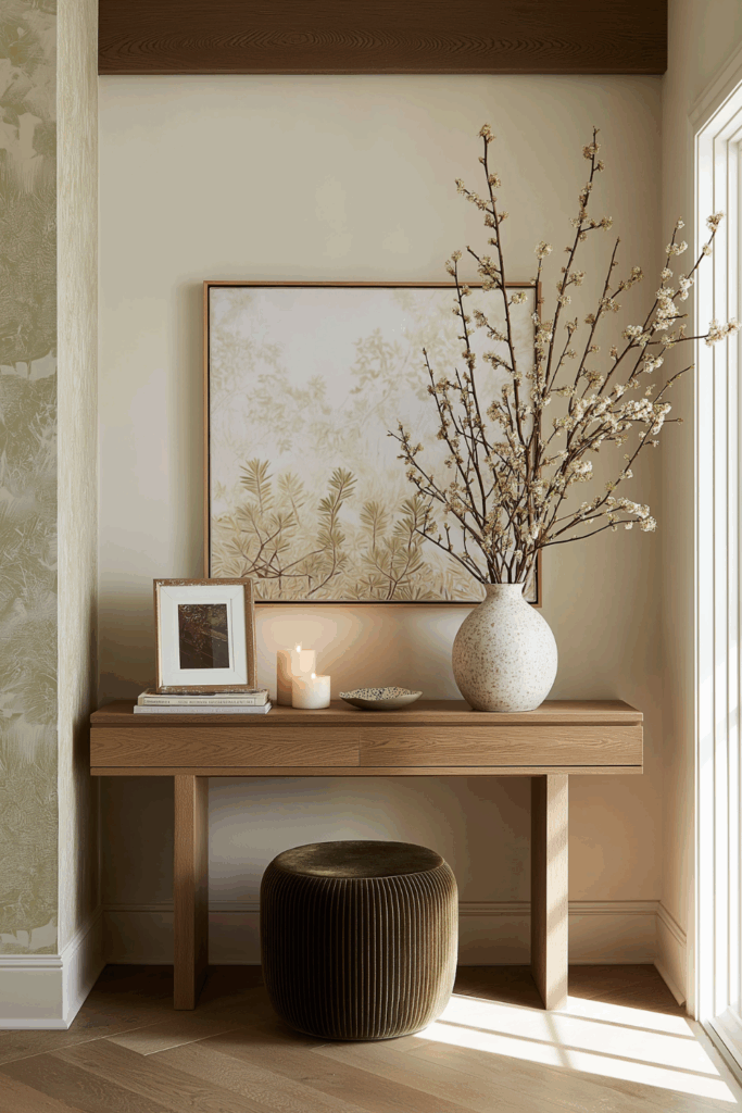 organic modern entryway ideas