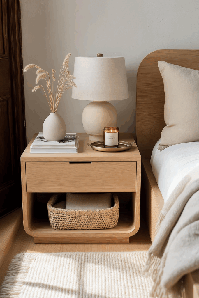 nightstand styling tips