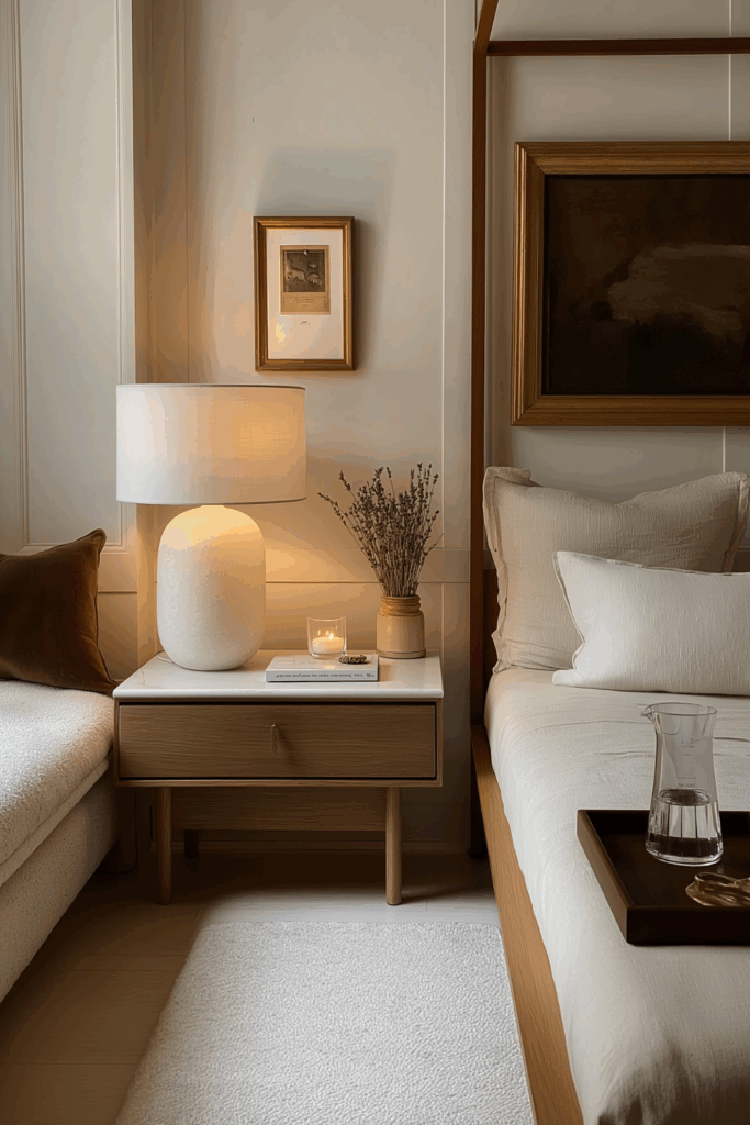 nightstand styling tips