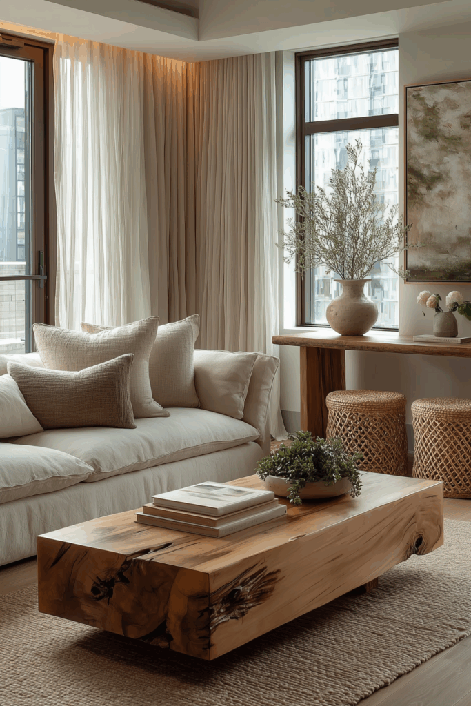 natural wood home decor