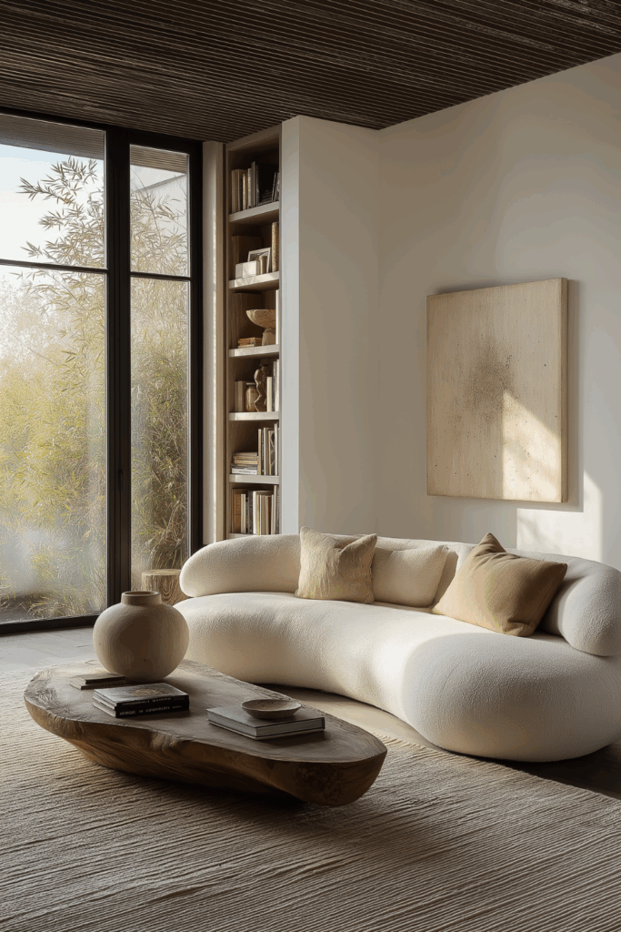 wabi-sabi living room