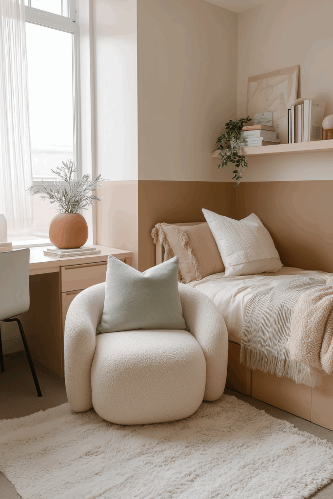 Organic Modern Dorm Room