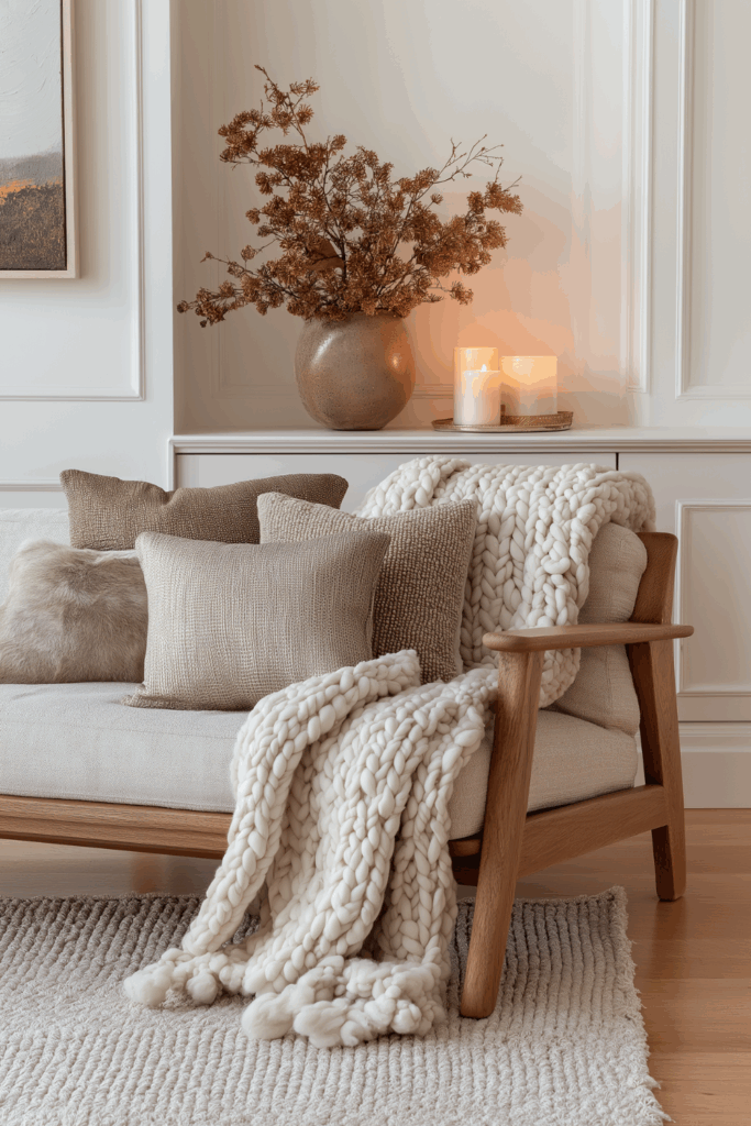 organic modern fall decor
