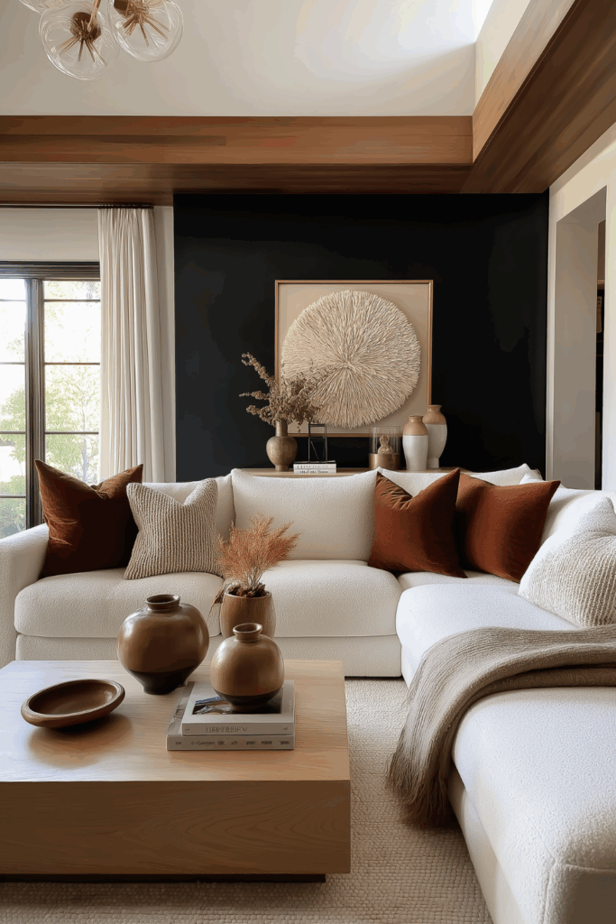 organic modern fall decor
