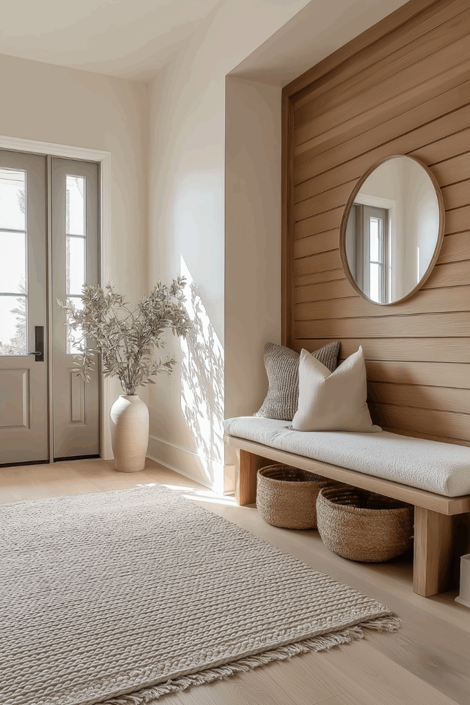 Organic Modern Entryway Ideas
