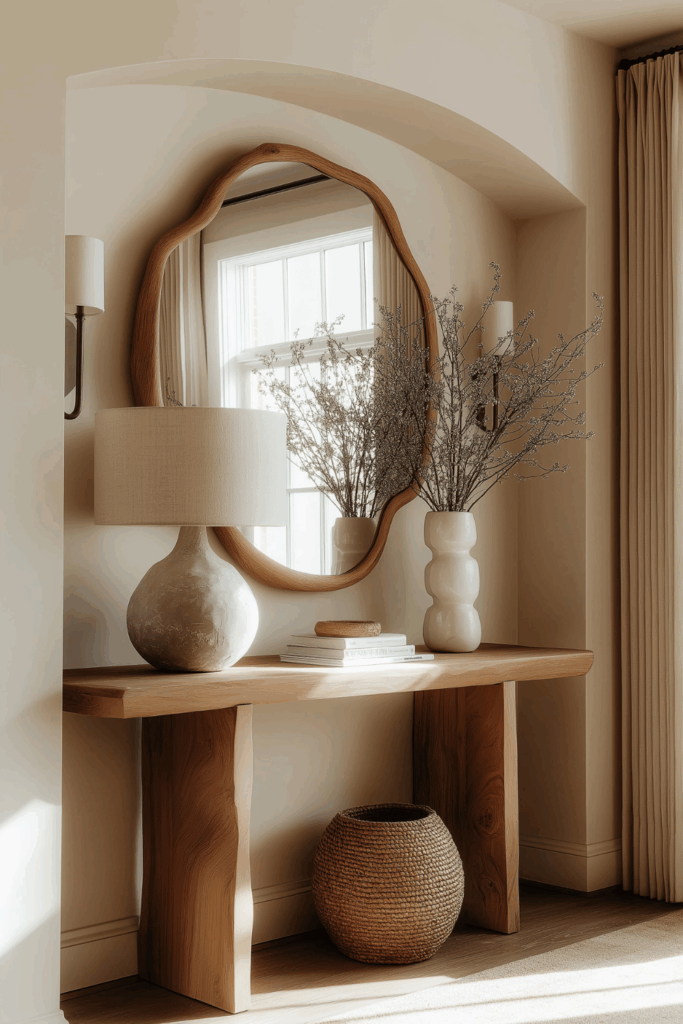Organic Modern Entryway Ideas