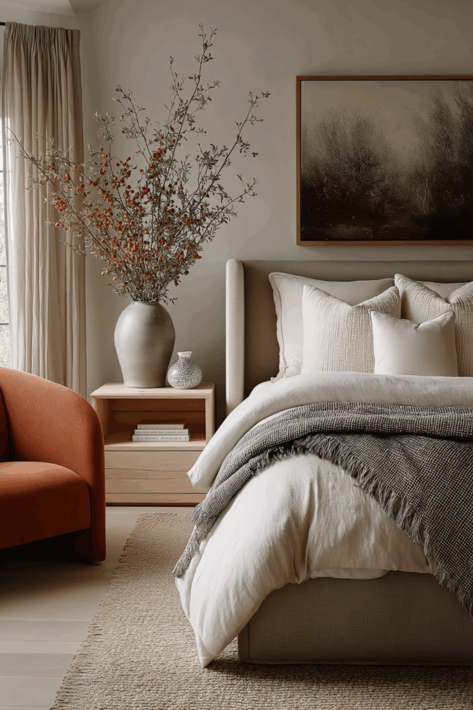 organic modern fall textiles