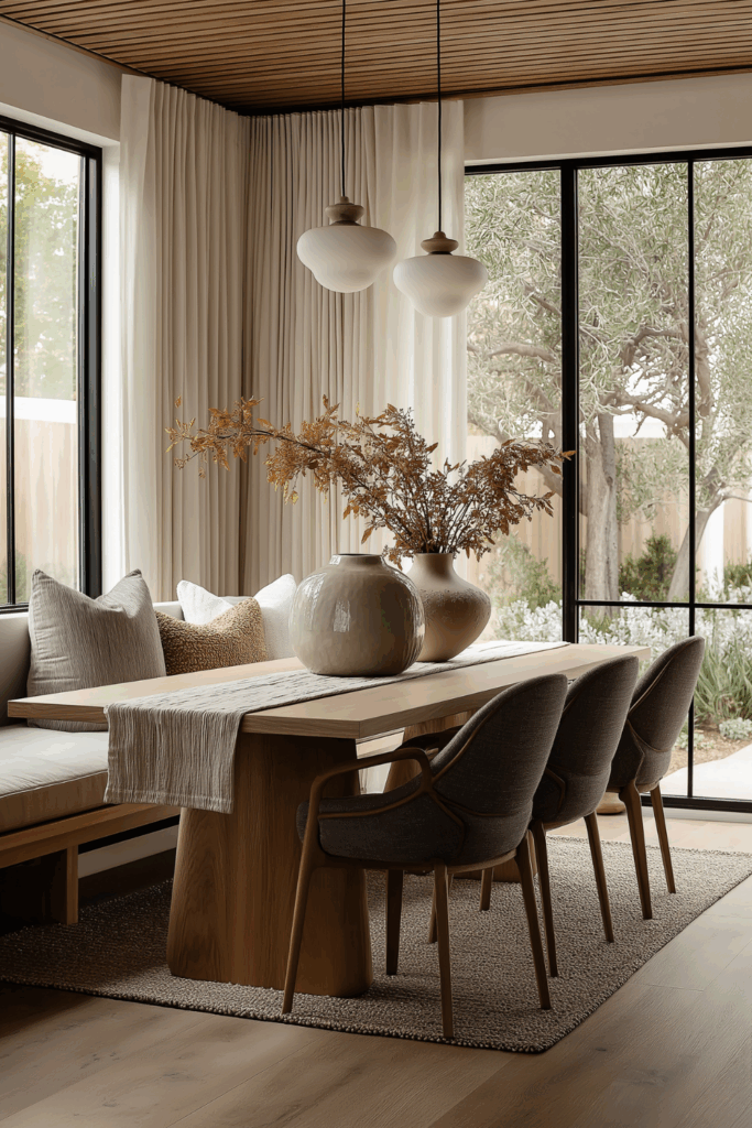organic modern fall textiles