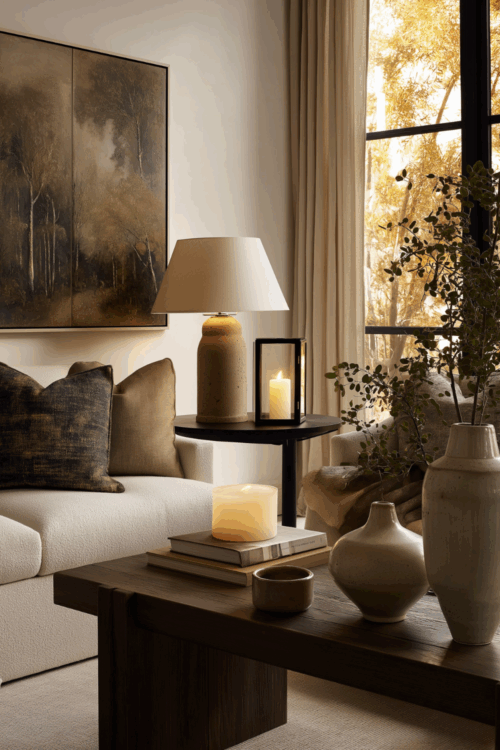 Organic Modern Fall Lighting: Create a Golden Seasonal Glow