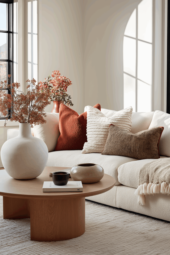 organic modern fall textiles