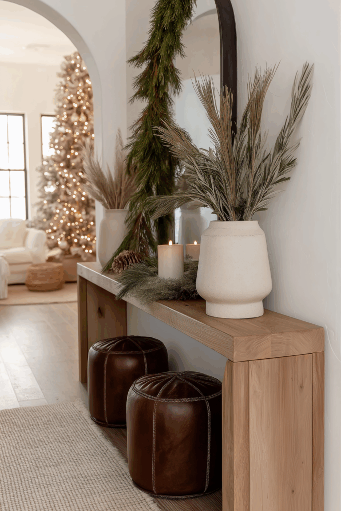 Organic Modern Holiday Decorating