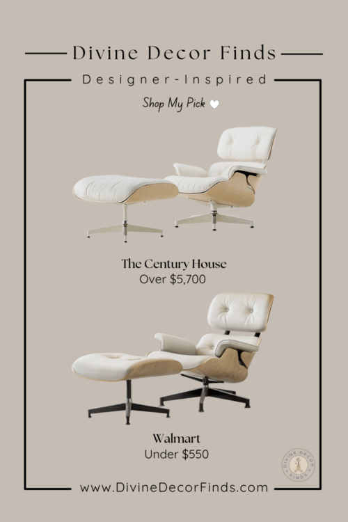 Eames Lounge Chair dupe