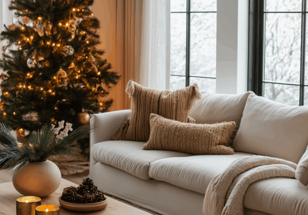 Organic Modern Holiday Decorating