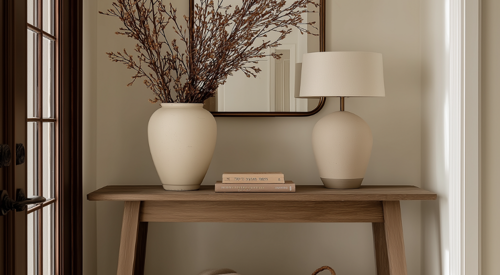 A Calm Winter Entryway: Organic Modern Ideas for a Cozy Welcome