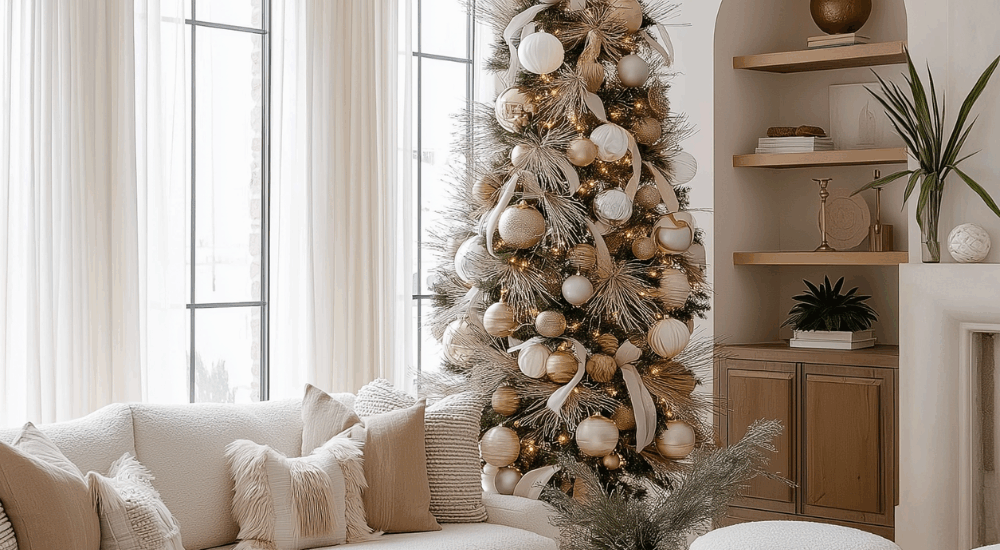 Neutral Christmas Tree Styling: Organic Modern Ideas for a Soft, Cozy Glow