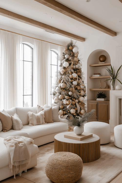 Neutral Christmas Tree Styling