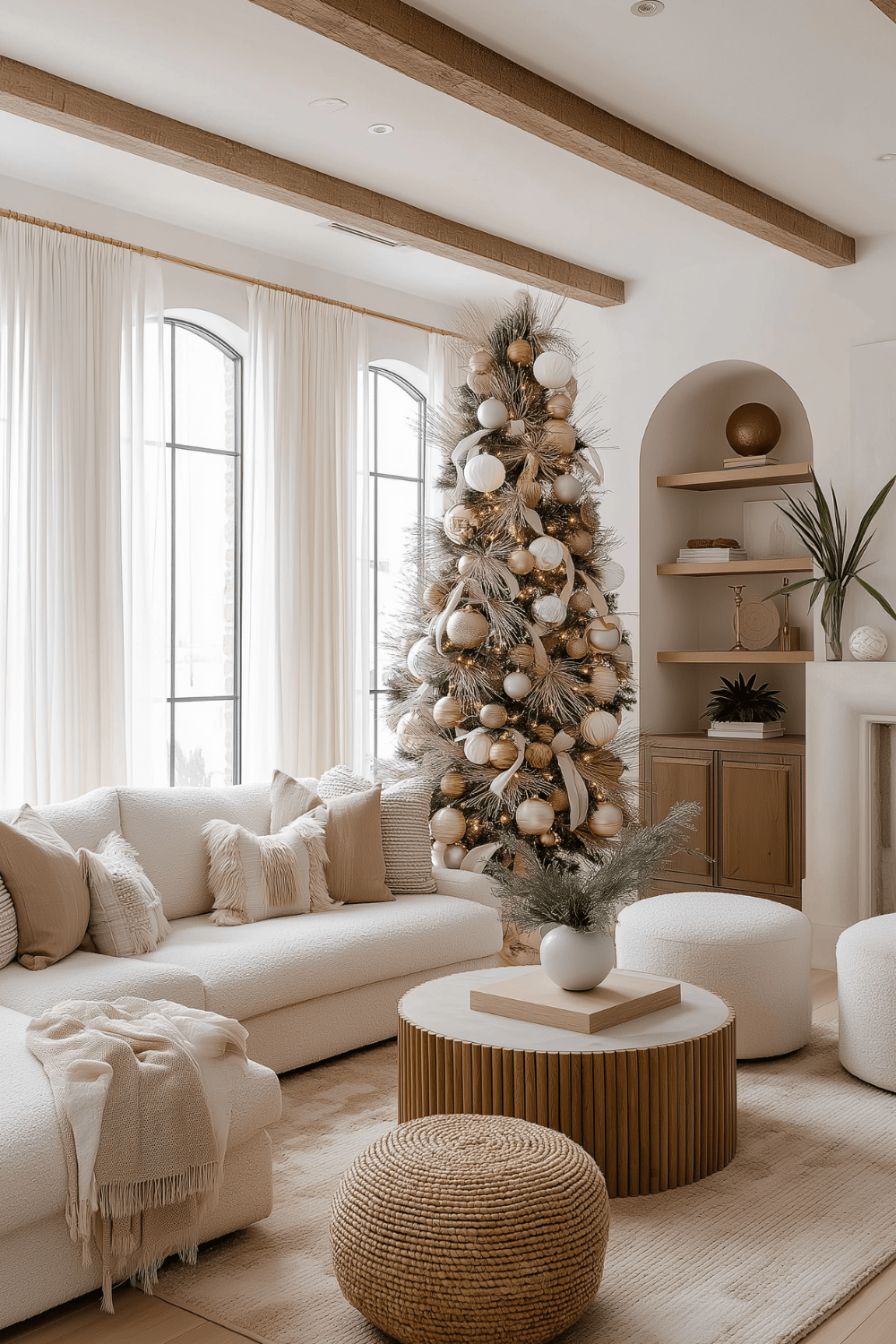 Neutral Christmas Tree Styling