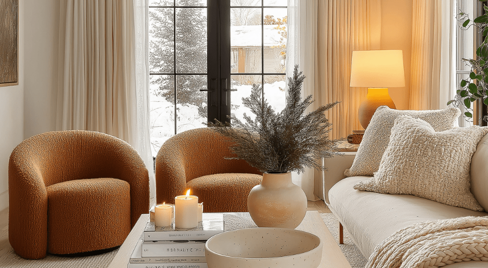Winter Living Room Decor You Can Do Today: Simple Organic Modern Refresh