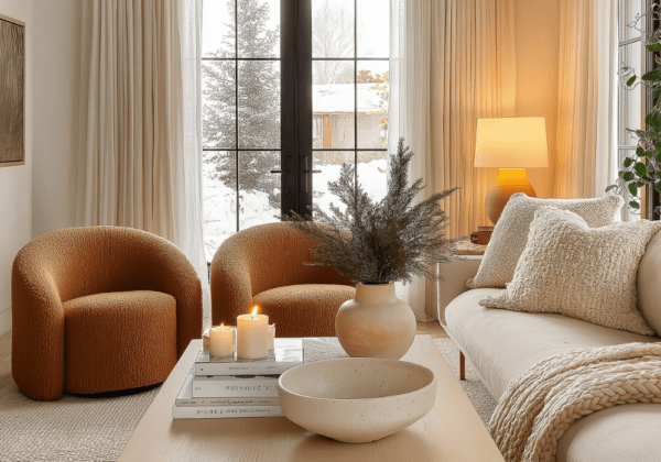 Winter Living Room Decor