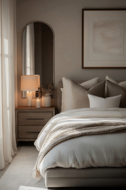 winter bedroom decor