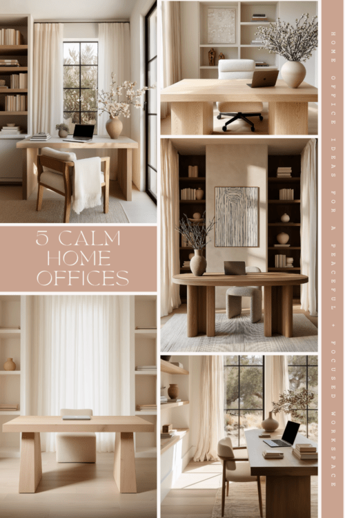 calm home office ideas