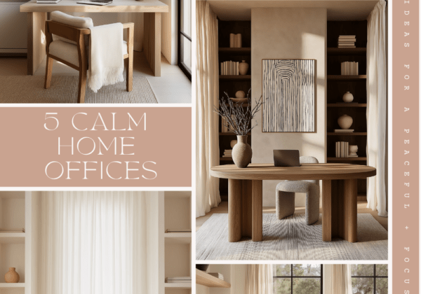 calm home office ideas