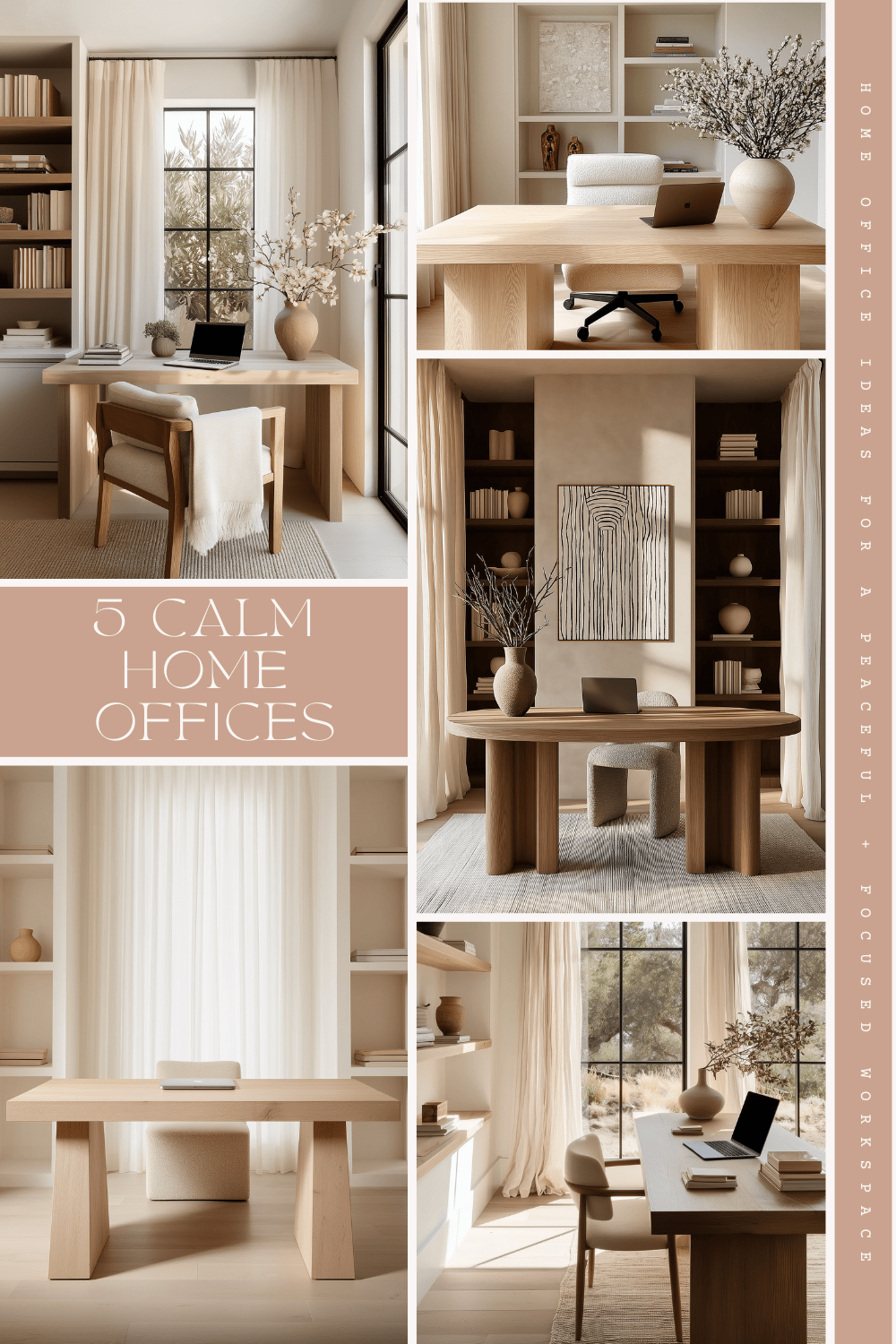 calm home office ideas