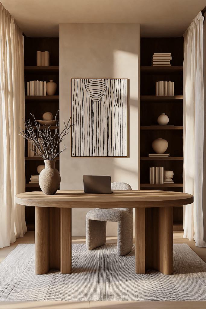 calm home office ideas