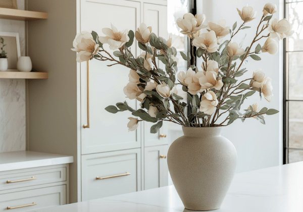faux spring floral arrangements