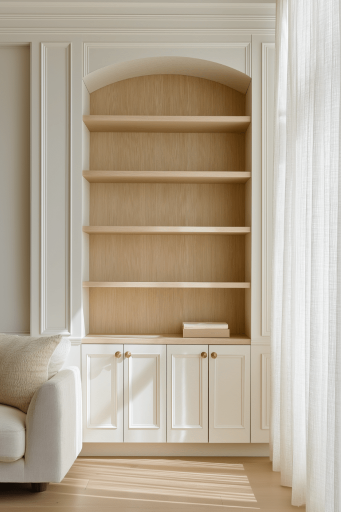 how to style shelves for spring