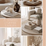 spring coffee table styling