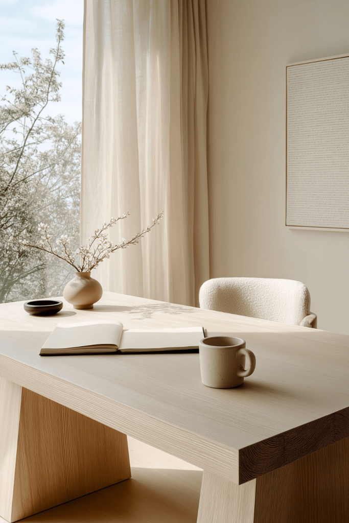 calm morning routine at home