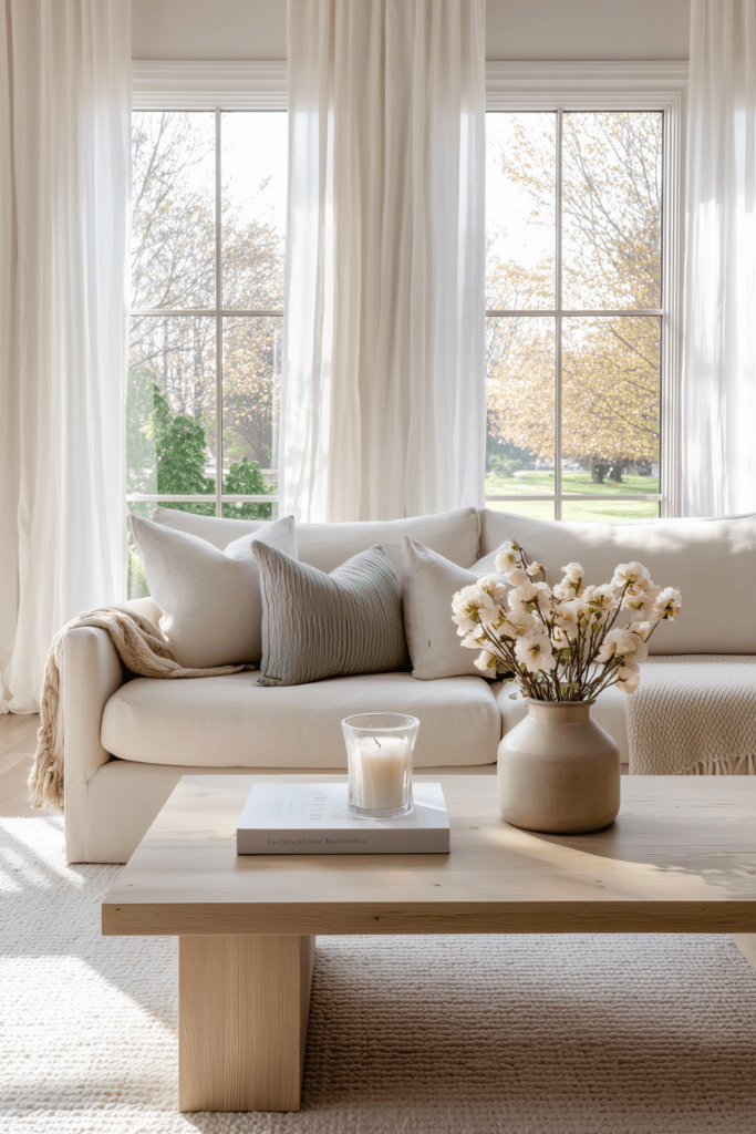 styling a coffee table for spring