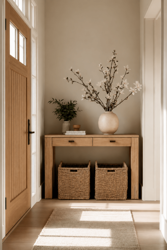 peaceful entryway