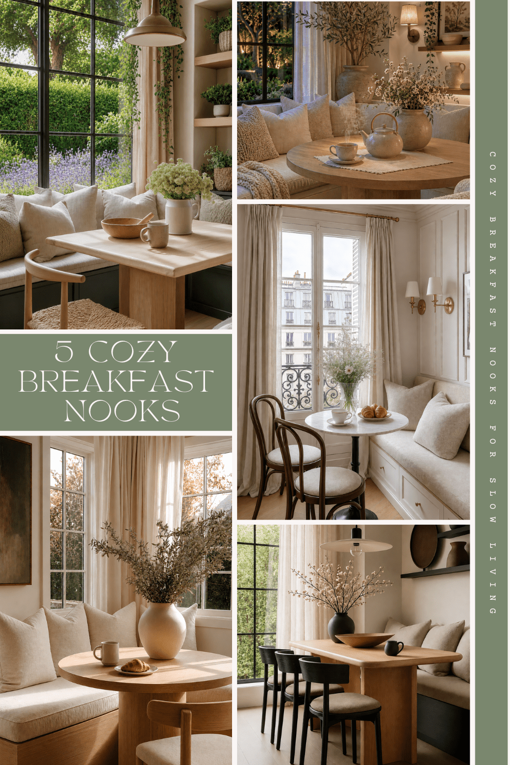 cozy breakfast nook