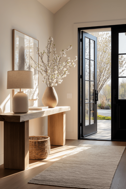 peaceful entryway