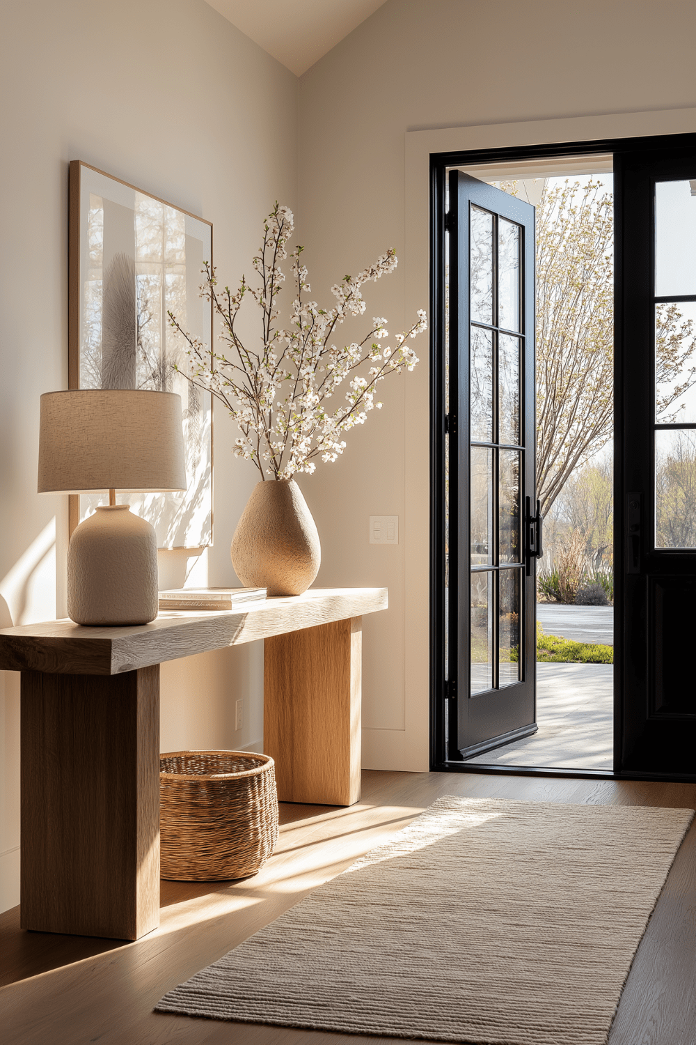 peaceful entryway