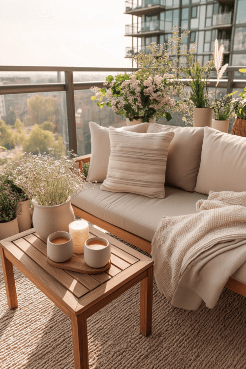 small balcony retreat
