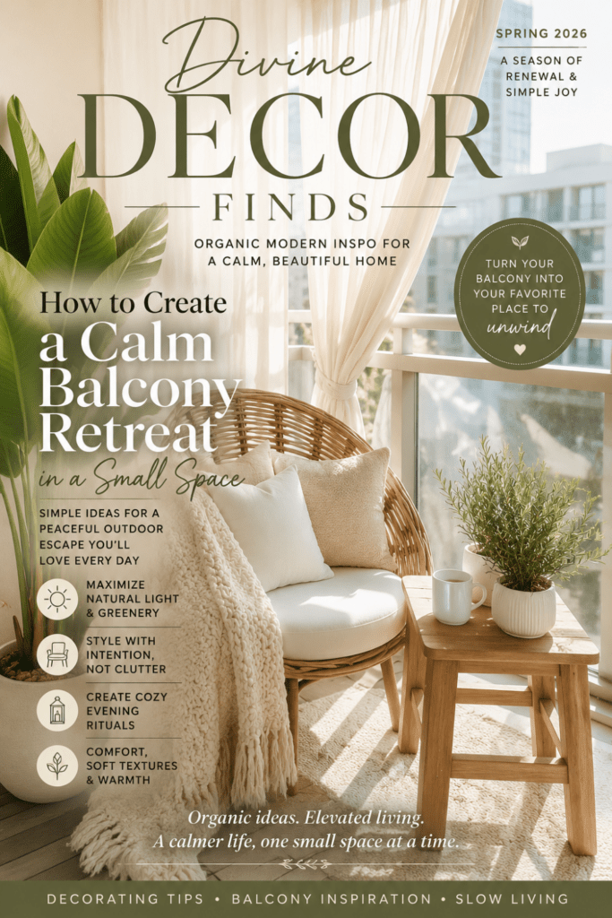 small balcony retreat