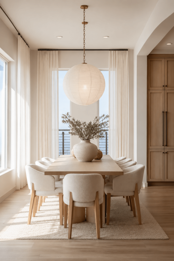 organic modern summer decor