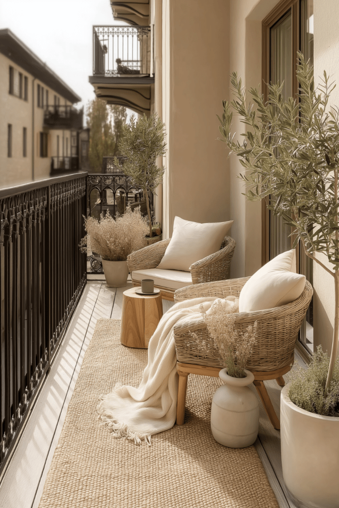 small balcony retreat