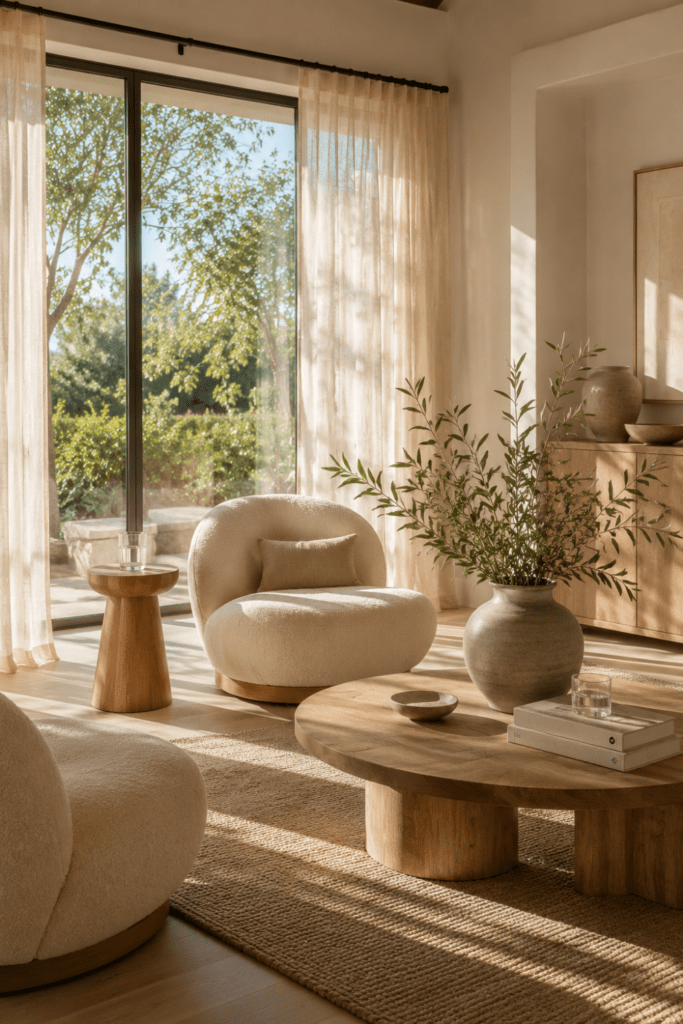 organic modern summer decor