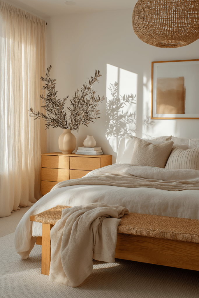 organic modern summer decor