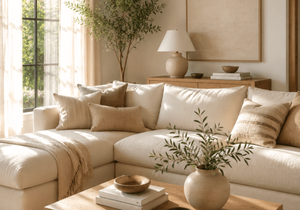 organic modern summer decor